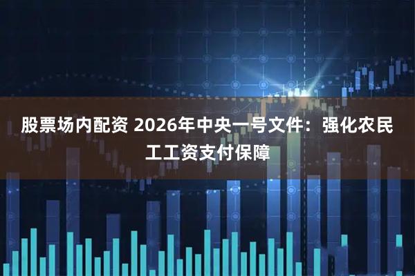 股票场内配资 2026年中央一号文件：强化农民工工资支付保障